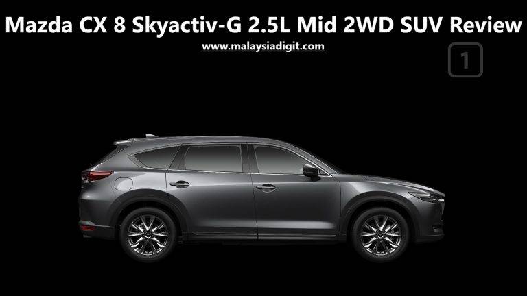 Mazda CX 8 Skyactiv-G 2.5L Mid 2WD SUV Review